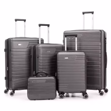 کیف مسافرتی 5 تکه ABS با ظرفیت بالا، کیف مسافرتی شیک و مدرن