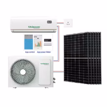 کولر گازی 12000Btu هیبریدی با پنل خورشیدی ACDC، کولر گازی انرژی، کولر گازی خانگی