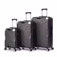 ست چمدان مسافرتی لوکس طرح دسته دار، چمدان چرخدار، پوسته سخت PC، 20 26 30 اینچ، پلی استر ضد آب، سبک وزن