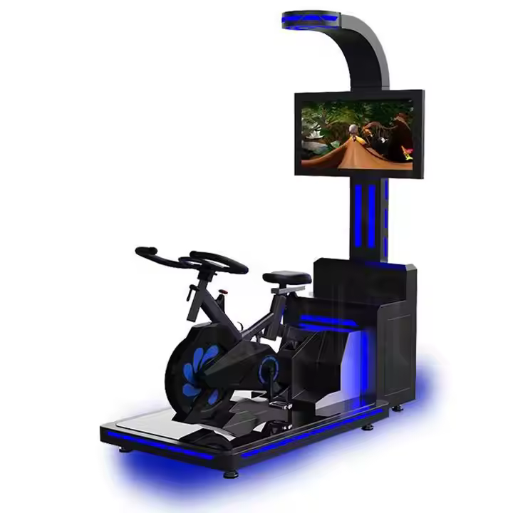 9D VR دوچرخه ورزشی بازی تناسب اندام واقعیت مجازی شبیه ساز دوچرخه